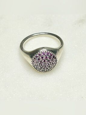 Retired Pandora Circles Ring Sterling Silver Size 5.5